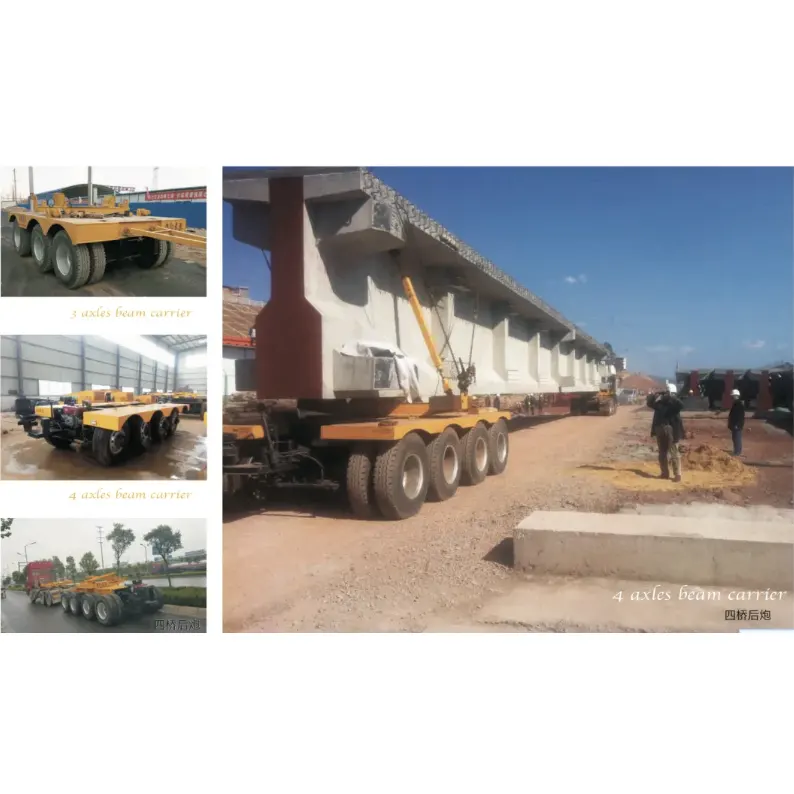 12.4m 3-axle flatbed trailer