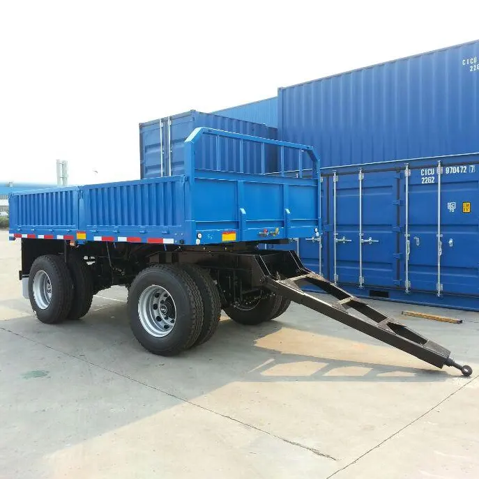 Drop trailer separuh sampingan
