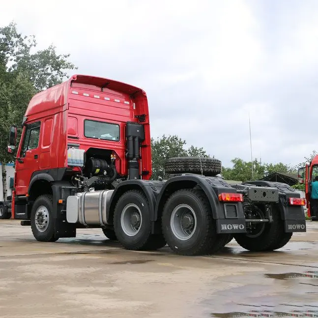 Traktor Lori Sinotruk Howo 10 Wheelers 6*4 dengan Euro 2 Euro 4 371hp 380hp 420hp